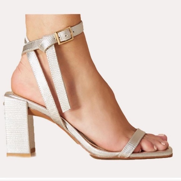 JAGGAR The Label Essential Lizard Metallic Heels - Picture 4 of 8